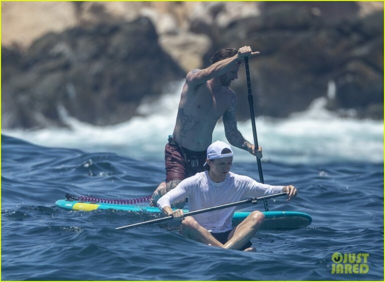 Tom Holland Paddle Boarding In Cabo